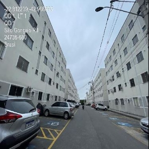 Apartamento em Pacheco, São Gonçalo/RJ de 50m² 2 quartos à venda por R$ 77.033,00
