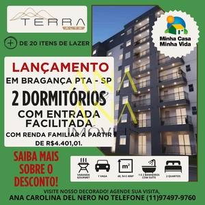Apartamento em Residencial das Ilhas, Bragança Paulista/SP de 10m² 1 quartos à venda por R$ 275.013,00