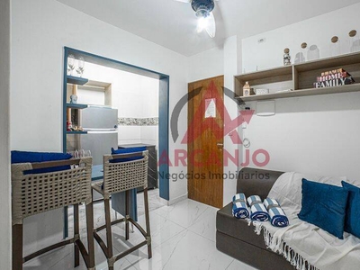 Apartamento em Sertão do Perequê Mirim, Ubatuba/SP de 35m² 2 quartos à venda por R$ 349.000,00