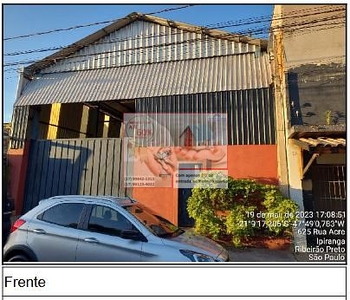 Galpão em Ipiranga, Ribeirão Preto/SP de 575m² à venda por R$ 543.514,00