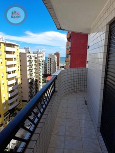 Apartamento em Canto do Forte, Praia Grande/SP de 107m² 3 quartos à venda por R$ 480.000,00 ou para locação R$ 2.900,00/mes