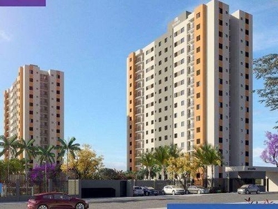 Apartamento em Chácaras Americanas, Anápolis/GO de 57m² 2 quartos à venda por R$ 207.309,00