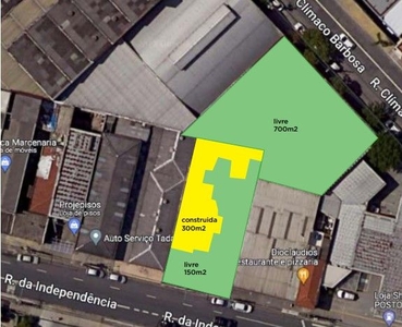 Terreno em Cambuci, São Paulo/SP de 0m² à venda por R$ 6.000.000,00 ou para locação R$ 28.000,00/mes