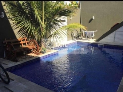 Aluga casa de 250m², com 4 quartos, área gourmet com piscina com cascata no villa branca, jacareí-sp