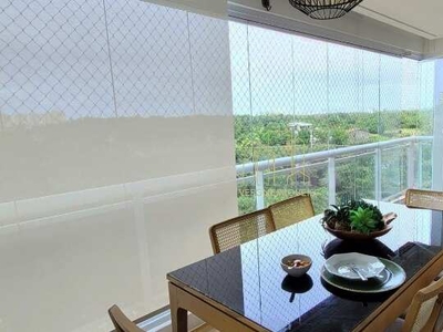 Apartamento alto padrão vista mar com três suítes varanda gourmet a venda no Greenville em