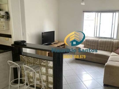 Apartamento em Praia Grande, bairro Guilhermina, quadra do mar, 2 dormitórios sendo 1 suít