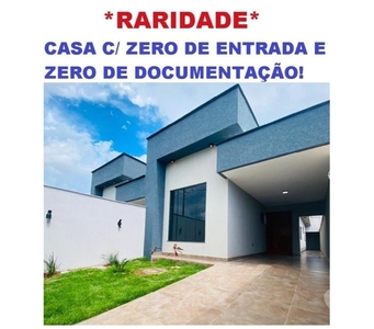 CASA C ZERO DE ENTRADA E ZERO DE DOCUMENTO!! RES. STa. FÉ