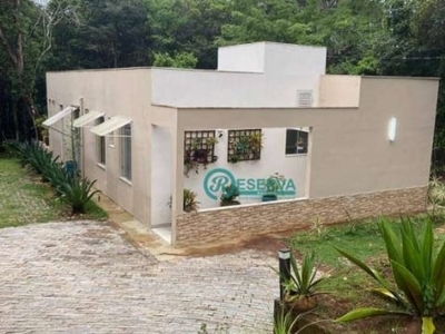 Casa com 3 dormitórios, 150 m² - venda por r$ 698.000,00 ou aluguel por r$ 2.725,72/ano - condomínio estância da mata - jaboticatubas/mg
