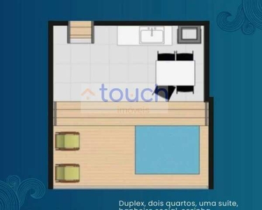 Apartamento 53m2 a venda 2/4 (1 suite), com piscina - Lagoa do Jockey