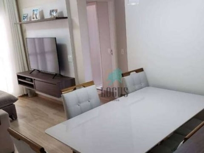 Apartamento com 2 dormitórios, 64 m² - venda por r$ 439.000,00 ou aluguel por r$ 2.320,00/mês - demarchi - são bernardo do campo/sp