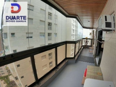 Apartamento com 4 dormitórios, 150 m² - venda por r$ 1.400.000,00 ou aluguel por r$ 9.283,33/mês - astúrias - guarujá/sp