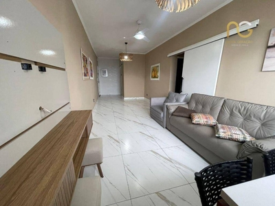 Apartamento em Vila Mirim, Praia Grande/SP de 73m² 2 quartos à venda por R$ 327.000,00