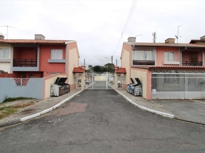 Casa em condomínio fechado com 3 quartos para alugar na rua catarina gabardo, 200, xaxim, curitiba, 77 m2 por r$ 2.300