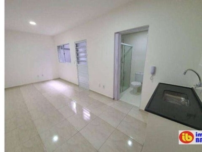 Studio com 1 dormitório para alugar, 28 m² por r$ 1.591,98/mês - mooca - são paulo/sp