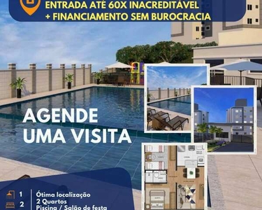 Apartamento 2 quartos entrada ate 60x 1 vaga garagem Lazer completo São Benedito, Santa L