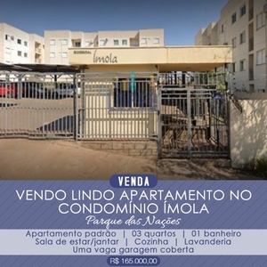 Apartamento 3/4 para venda no Residencial Imola, Parque das Nações, Cuiabá-MT