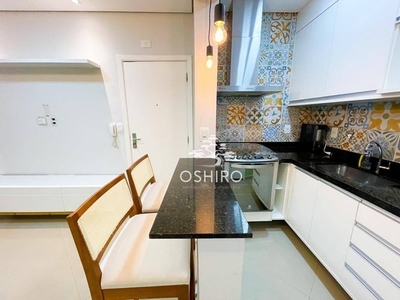 Apartamento com 1 dormitório para alugar, 45 m² por R$ 3.010,00/mês - Embaré - Santos/SP