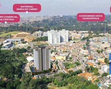 Apartamento com 2 dormitórios à venda, 59 m² por R$ 239.000,00 - Jardim do Líbano - Baruer