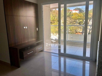 Apartamento com 2 dormitórios para alugar, 57 m² por R$ 2.901,43/mês - Jardim - Santo Andr