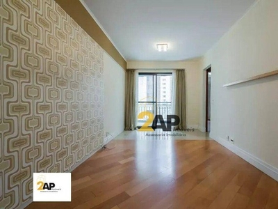 Apartamento com 2 dormitórios para alugar, 60 m² por R$ 5.125,00/mês - Cidade Monções - Sã