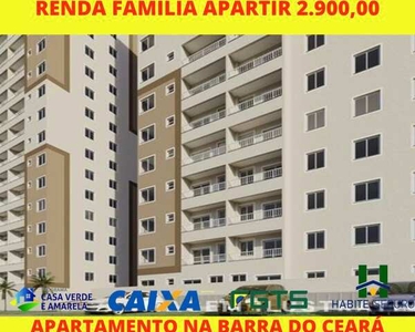Apartamento para venda possui 48 metros quadrados com 2 quartos em Barra do Ceará - Fortal