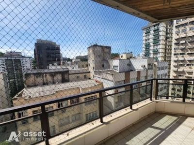 Asset imóveis vende flat de 2 suítes com varanda, 90 m² por r$ 600.000 - icaraí - niterói/rj