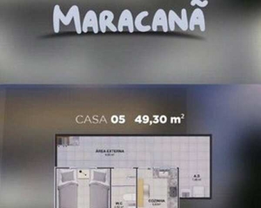 Casa à venda, 49 m² por R$ 268.000,00 - Maracanã - Praia Grande/SP