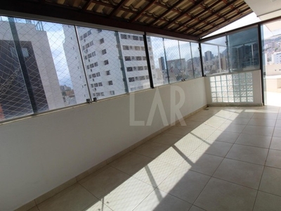 Cobertura para aluguel, 3 quartos, 2 suítes, 3 vagas, Carmo - Belo Horizonte/MG