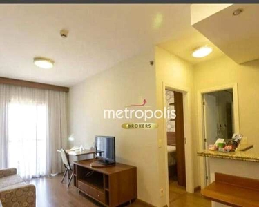 Flat com 1 dormitório à venda, 40 m² por R$ 280.000,00 - Barcelona - São Caetano do Sul/SP