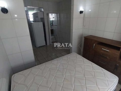 Kitnet / stúdio para alugar na avenida doutor epitácio pessoa, aparecida, santos, 30 m2 por r$ 1.690