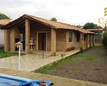 Lindo sítio c/casa e piscina no condomínio Rancho Alegre