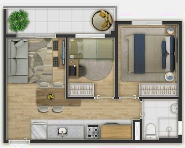 Mandaqui apartamento para venda com 35 metros quadrados com 2 quartos em Mandaqui - São Pa