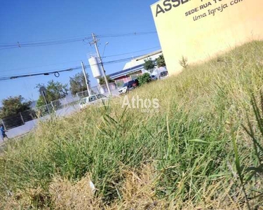 Vende-se ótimo terreno comercial de esquina da avenida do Residencial Campo Bonito em Inda