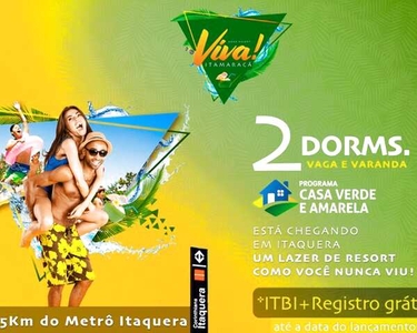 Viva Itamaracá - 2Dorm 38 à 127m2 c/sacada e opção de vaga e opção de Suite