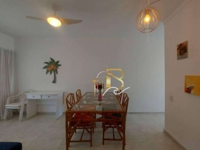 Apartamento com 2 dormitórios à venda, 65 m² por r$ 460.000,00 - enseada - guarujá/sp