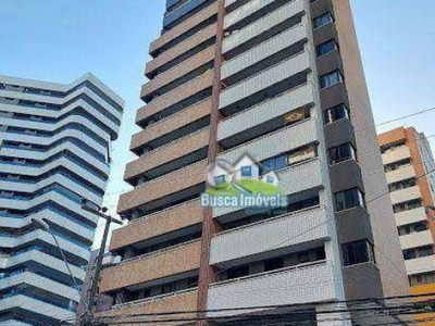 Apartamento com 2 dormitórios à venda, 66 m² por r$ 640.000,00 - meireles - fortaleza/ce