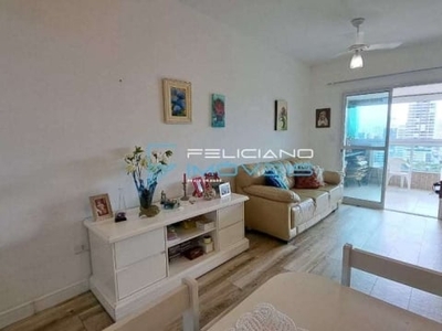 Apartamento com 2 quartos para alugar no canto do forte, praia grande , 74 m2 por r$ 3.600