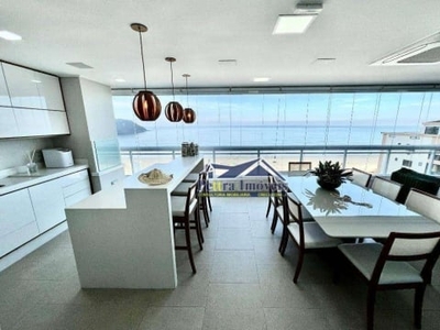 Apartamento com 3 dormitórios à venda, 250 m² por r$ 3.900.000,00 - canto do forte - praia grande/sp