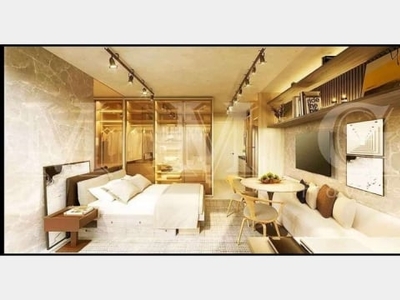 Apartamento com um quarto à venda, 25 m² por r$ 415.000,00. rua otávio tarquínio de sousa.