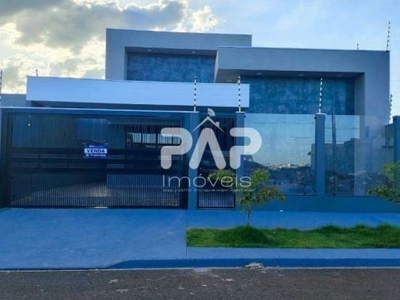 Casa à venda em maringá, jardim munique, com 3 suítes, com 210 m²