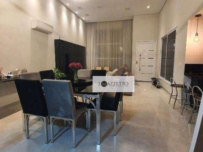 Casa com 3 dormitórios para alugar, 133 m² por r$ 7.470,00/mês - jardim bréscia - indaiatuba/sp