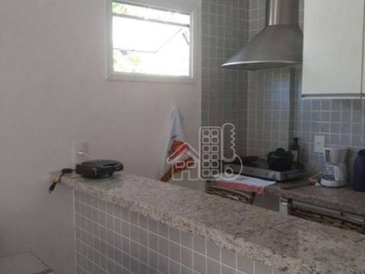 Cobertura com 1 dormitório para alugar, 88 m² por r$ 5.155,63/mês - itacoatiara - niterói/rj