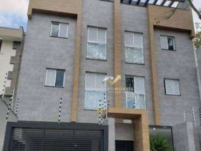 Cobertura com 2 dormitórios, 100 m² - venda por r$ 520.000,00 ou aluguel por r$ 2.600,00/mês - vila floresta - santo andré/sp