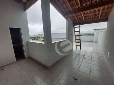 Cobertura com 2 dormitórios à venda, 126 m² por r$ 560.000 - vila humaitá - santo andré/sp