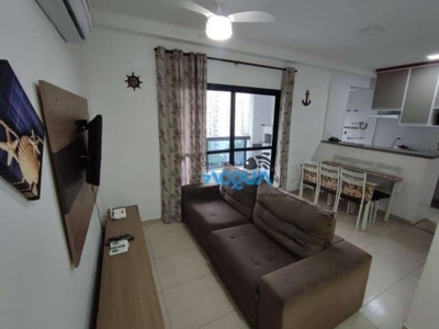 Flat com 2 dormitórios à venda, 65 m² por r$ 545.000,00 - pitangueiras - guarujá/sp