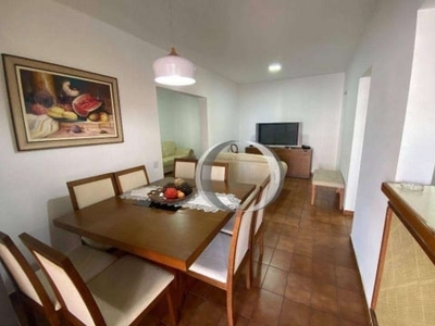 Flat com 3 dormitórios à venda, 127 m² por r$ 1.280.000,00 - centro - guarujá/sp