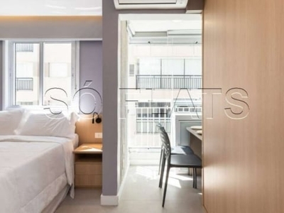 Flat estilo studio no you link paulista disponível para locação próximo da avenida da liberdade.