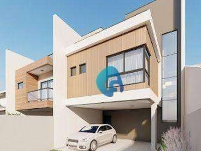 Sobrado com 3 dormitórios à venda, 155 m² por r$ 990.000,00 - costeira - são josé dos pinhais/pr