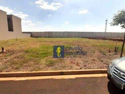 Terreno à venda, 282 m² por r$ 275.000 - vivendas da mata - ribeirão preto/sp