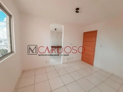 Apartamento, 2 quartos, 1 banheiro com box, garagem coberta - Samambaia Norte